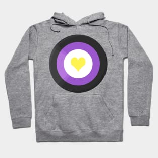 Pride Shield - Enby Flag Hoodie